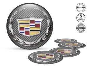 Cadillac Decalcomanie su Ruote Etichette Resina Qualità Max